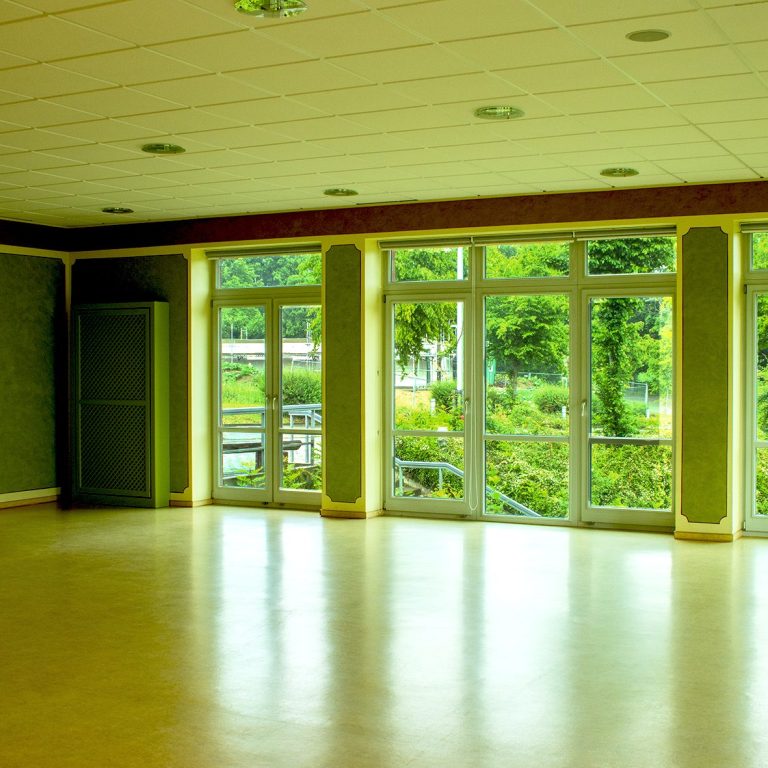 Der große Saal im Haus am See für Veranstaltungen aller Art